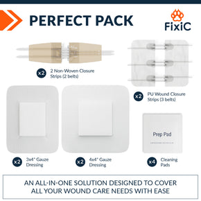 Zip Wound Closure Strips
