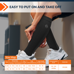 wide calf compression socks women & men