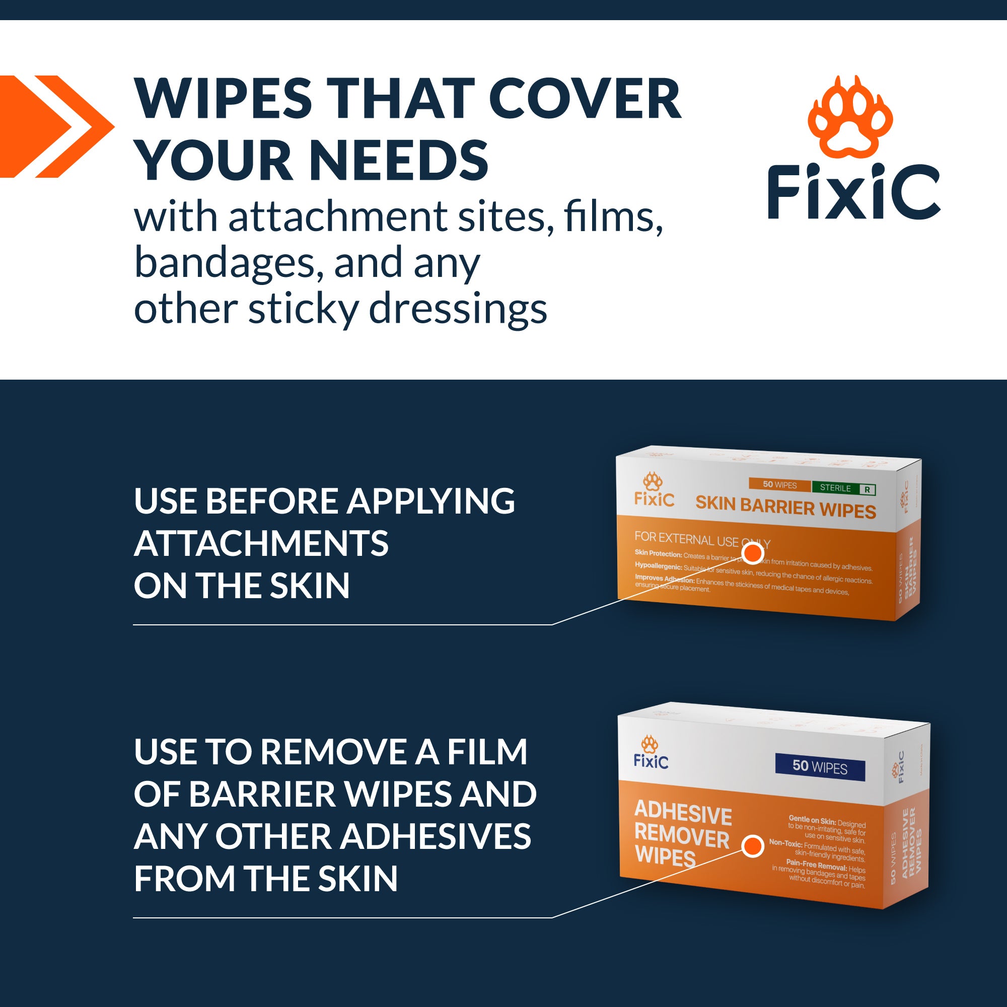 Bandage Adhesive Remover for Skin