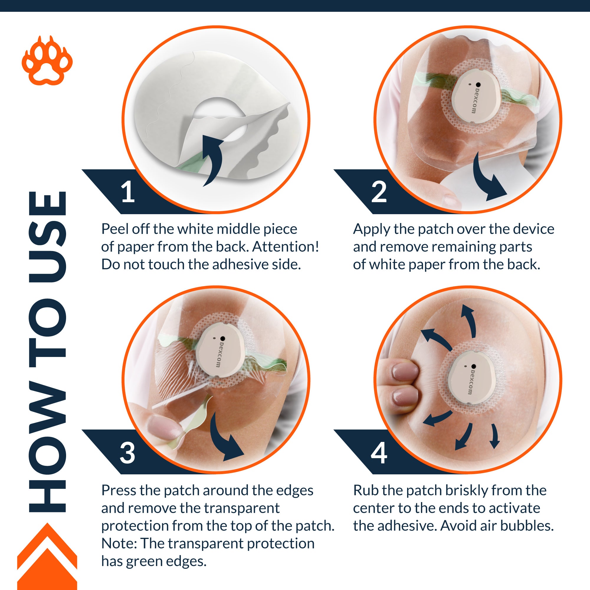 ADHESIVE PATCHES for DEXCOM G7