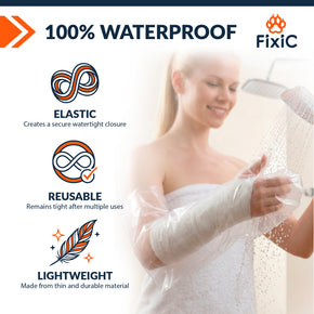 shower sleeve for arm cast