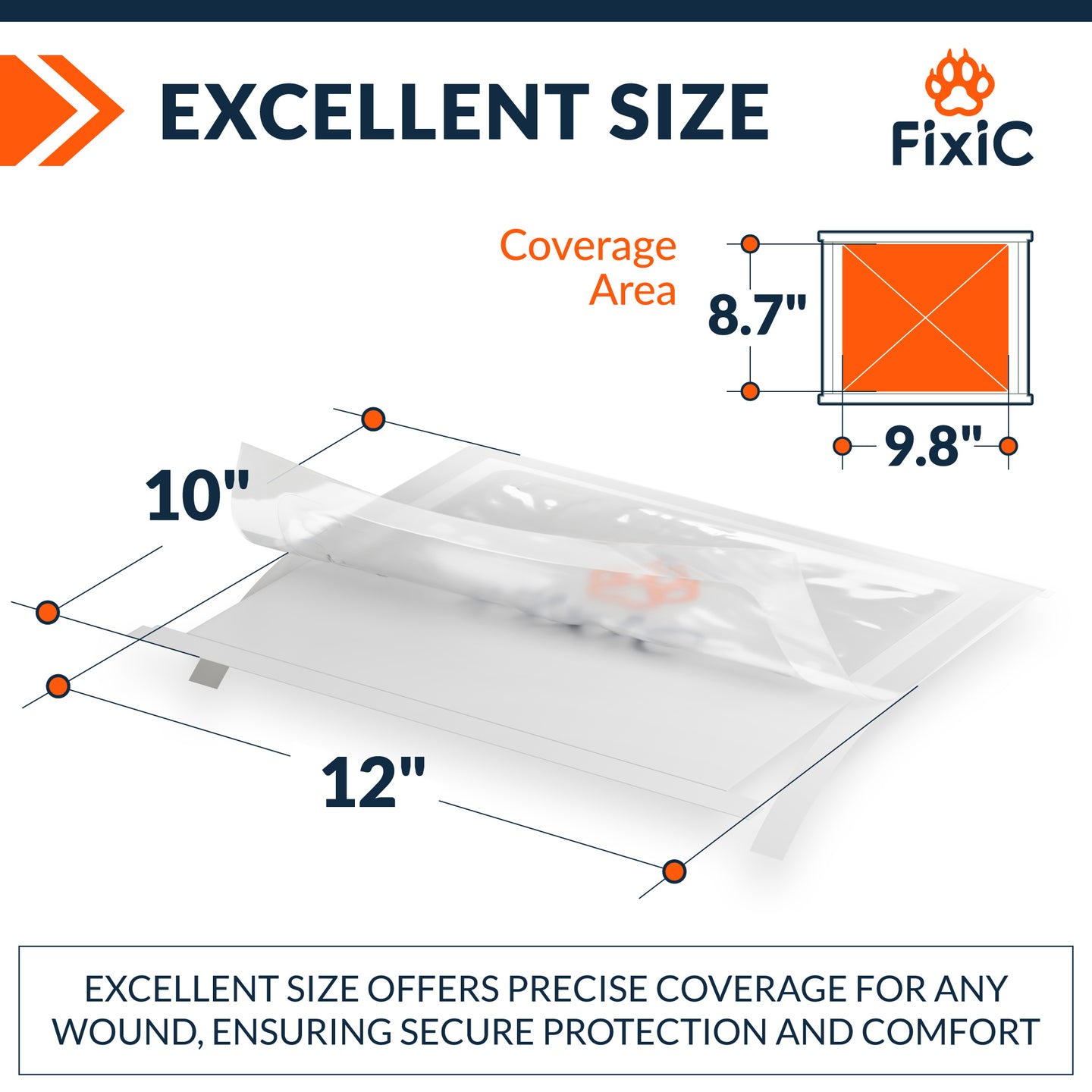 7 PCS Transparent Waterproof Film Dressing by Fixic – Fixic Patch