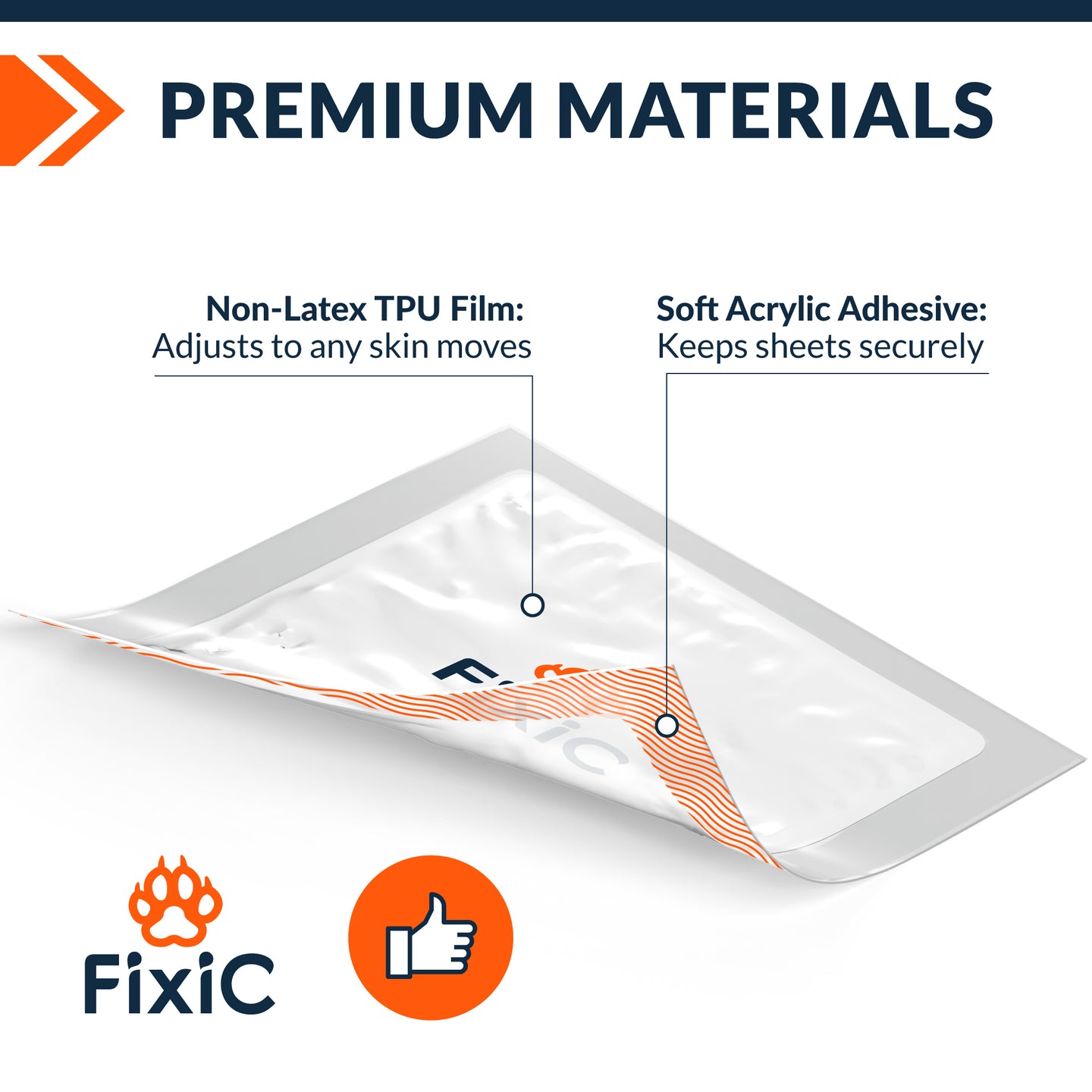 7 PCS Transparent Waterproof Film Dressing by Fixic Fixic Patch 7 PCS Transparent Waterproof Film Dressing by Fixic Fixic Patch