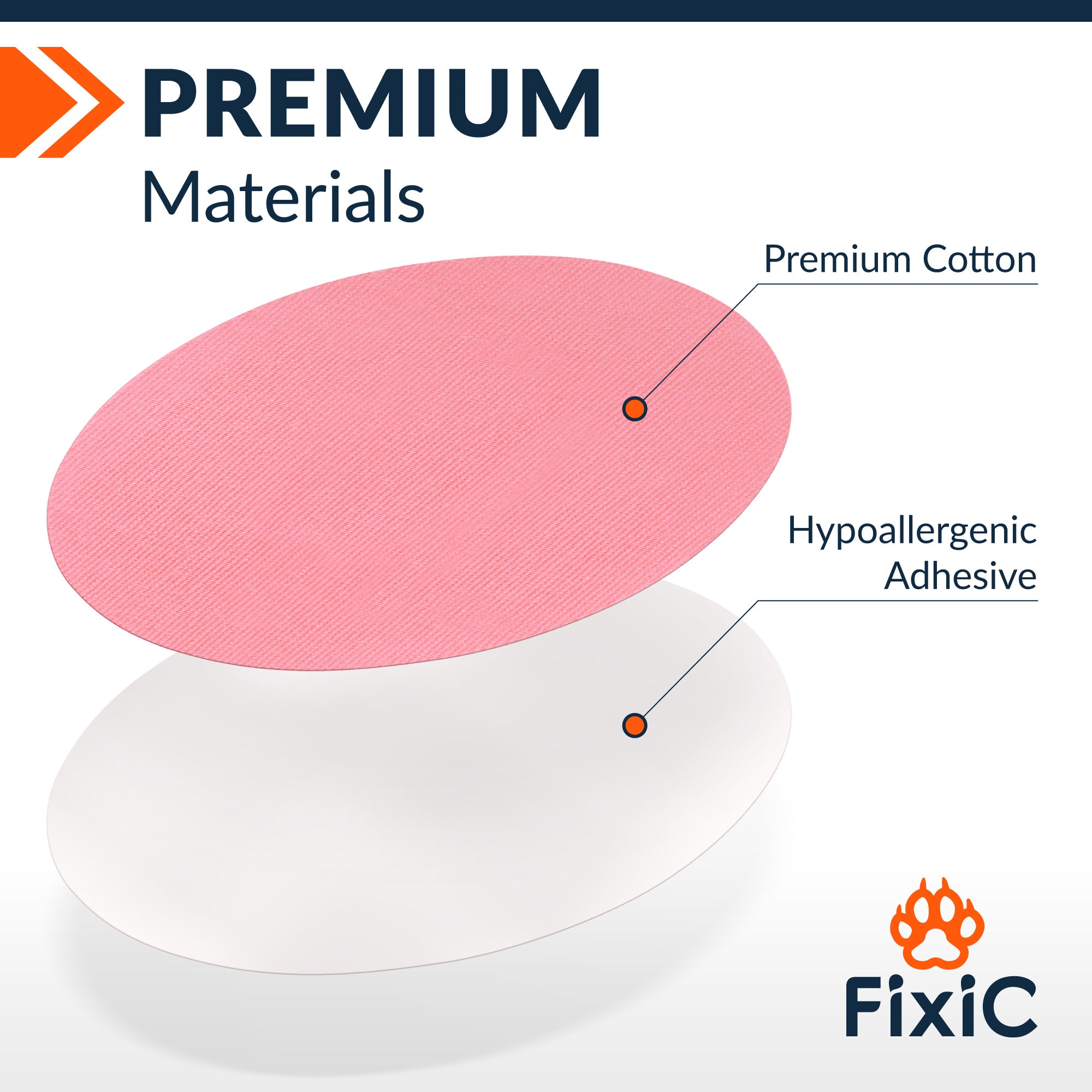 Adhesive Patches by FixiC - Pack of 25 (Medtronic, Libre 1, 2, 3, Dexcom) - Oval (Color: Pink)